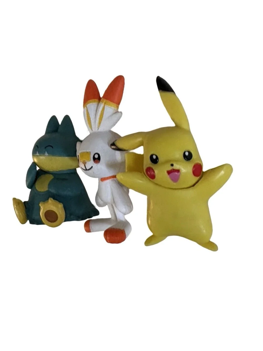 Pokemon Toys Lot of 3 Pikachu Mini Figures Nintendo